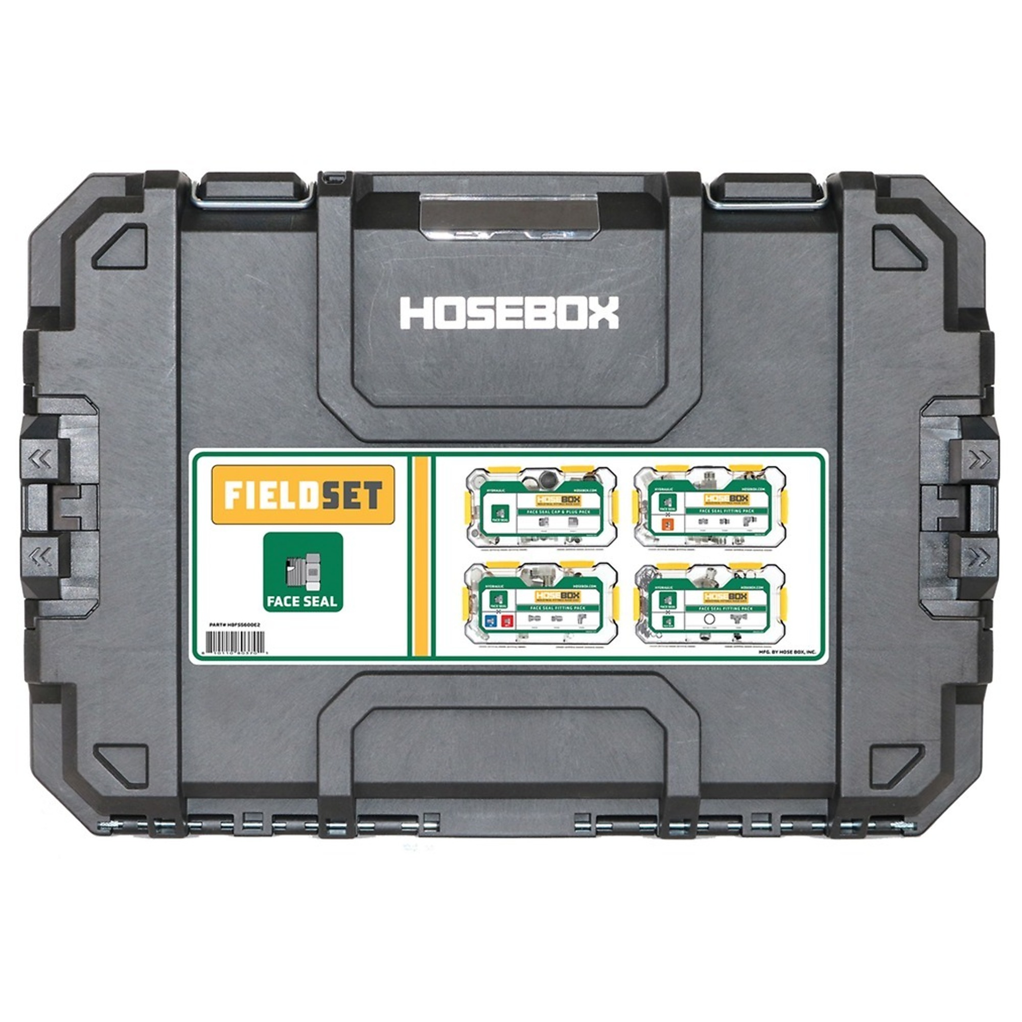 HoseBox Face Seal Field Set, 234 Fittings, Model# HBFS5600E2